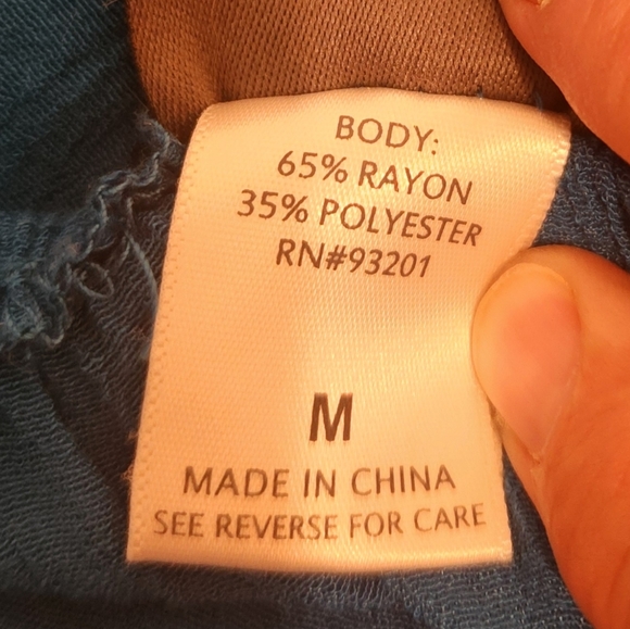 Women's Teal Blouse - Picture 7 of 8